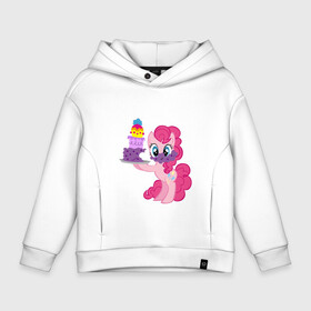 Детское худи Oversize хлопок с принтом My Little Pony Pinkie Pie , френч-терри — 70% хлопок, 30% полиэстер. Мягкий теплый начес внутри —100% хлопок | боковые карманы, эластичные манжеты и нижняя кромка, капюшон на магнитной кнопке | applejack | friendship | mylittlepony | rainbow dash | twilight sparkle | waifu | вайфу | дружба это магия | друзья | кони | моя маленькая пони | мультфильм | пони | радуга | ренбоу деш | эплджек