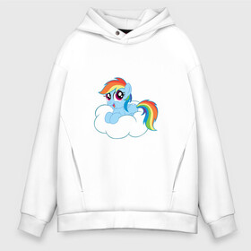 Мужское худи Oversize хлопок с принтом My Little Pony Rainbow Dash , френч-терри — 70% хлопок, 30% полиэстер. Мягкий теплый начес внутри —100% хлопок | боковые карманы, эластичные манжеты и нижняя кромка, капюшон на магнитной кнопке | applejack | friendship | mylittlepony | rainbow dash | twilight sparkle | waifu | вайфу | дружба это магия | друзья | кони | моя маленькая пони | мультфильм | пони | радуга | ренбоу деш | эплджек