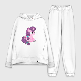 Женский костюм хлопок Oversize с принтом Pony Pink Mammal Purple   Litt ,  |  | applejack | friendship | mylittlepony | rainbow dash | twilight sparkle | waifu | вайфу | дружба это магия | друзья | кони | моя маленькая пони | мультфильм | пони | радуга | ренбоу деш | эплджек