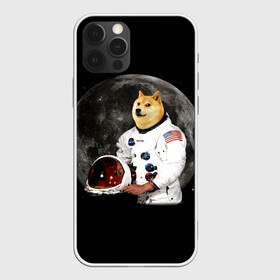 Чехол для iPhone 12 Pro Max с принтом Доги Космонавт , Силикон |  | doge | earth | mars | meme | moon | nasa | space | star | usa | америка | гагарин | доги | животные | звезда | земля | корги | космонавт | космос | луна | марс | мем | наса | планета | прикол | собака | сша | флаг