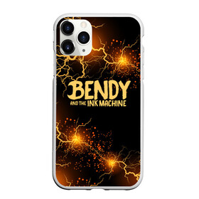 Чехол для iPhone 11 Pro матовый с принтом BENDY LOGO  , Силикон |  | bendy | bendy and the ink machine | tegunvteg | бенди | бени | бенни | бэнди | детская | детям | игра | компьютерная игра | машина | молния | ужастик | чернила | чернильная