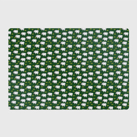 Магнитный плакат 3Х2 с принтом Овечки , Полимерный материал с магнитным слоем | 6 деталей размером 9*9 см | животные | листья | овца | природа | цветы