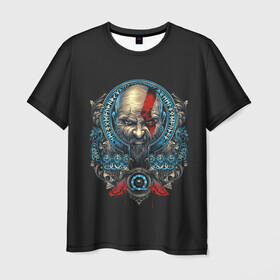 Мужская футболка 3D с принтом Casual GOW , 100% полиэфир | прямой крой, круглый вырез горловины, длина до линии бедер | gad of war | game | games | god of war | god of wor | бог войны | игра | игры | кратос
