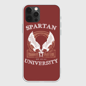 Чехол для iPhone 12 Pro с принтом Spartan University , силикон | область печати: задняя сторона чехла, без боковых панелей | gad of war | game | games | god of war | god of wor | spartan | бог войны | игра | игры | кратос | спартанец