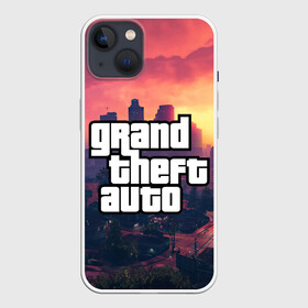 Чехол для iPhone 13 с принтом Los Santos | GTA ,  |  | game | games | grand theft auto | gta | gta rp | san andreas | v | vice city | великое автоворовство | гранд зефт аувто | гта | гта рп | игра | игры