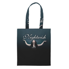 Шоппер 3D с принтом Nightwish with Tarja , 100% полиэстер | Плотность: 200 г/м2; Размер: 34×35 см; Высота лямок: 30 см | Тематика изображения на принте: nightwish | tarja | tarja turanen | turunen | найтвиш | тарья | тарья турунен | турунен