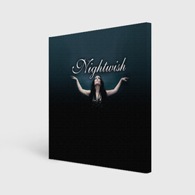 Холст квадратный с принтом Nightwish with Tarja , 100% ПВХ |  | nightwish | tarja | tarja turanen | turunen | найтвиш | тарья | тарья турунен | турунен