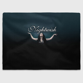 Плед 3D с принтом Nightwish with Tarja , 100% полиэстер | закругленные углы, все края обработаны. Ткань не мнется и не растягивается | nightwish | tarja | tarja turanen | turunen | найтвиш | тарья | тарья турунен | турунен