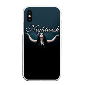 Чехол для iPhone XS Max матовый с принтом Nightwish with Tarja , Силикон | Область печати: задняя сторона чехла, без боковых панелей | Тематика изображения на принте: nightwish | tarja | tarja turanen | turunen | найтвиш | тарья | тарья турунен | турунен