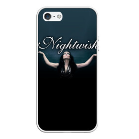 Чехол для iPhone 5/5S матовый с принтом Nightwish with Tarja , Силикон | Область печати: задняя сторона чехла, без боковых панелей | nightwish | tarja | tarja turanen | turunen | найтвиш | тарья | тарья турунен | турунен