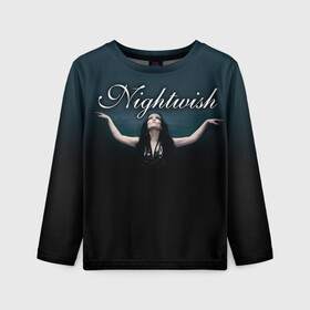 Детский лонгслив 3D с принтом Nightwish with Tarja , 100% полиэстер | длинные рукава, круглый вырез горловины, полуприлегающий силуэт
 | nightwish | tarja | tarja turanen | turunen | найтвиш | тарья | тарья турунен | турунен