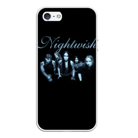 Чехол для iPhone 5/5S матовый с принтом Nightwish with old members , Силикон | Область печати: задняя сторона чехла, без боковых панелей | emppu vuorinen | jukka nevalainen | nightwish | old members | sami vnsk | tarja | tarja turanen | tuomas holopainen | turunen | найтвиш | сами вянскя | тарья | тарья турунен | туомас холопайнен | турунен | эмппу вуоринен | юкка невалайнен