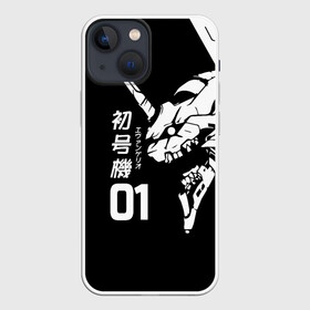 Чехол для iPhone 13 mini с принтом Eves Rage ,  |  | Тематика изображения на принте: anime | evangelion | аниме | ева 01 | евангелион | иероглифы | монстр | мультик | мульфильм | персонаж | робот