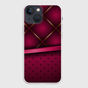 Чехол для iPhone 13 mini с принтом Luxury Red ,  |  | green | luxury | versace | vip | абстракция | версаче | вип | паттерн | роскошь | текстуры