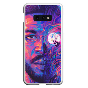 Чехол для Samsung S10E с принтом KiD CuDi | КиД КуДи , Силикон | Область печати: задняя сторона чехла, без боковых панелей | bape | bape cudi | bape kid cudi | dape kid | kid cudi | neon | paint | space | байе кид | бейп | бейп кид куди | бейп куди | борода | брызги краски | бэйп | взгляд | голова | кид куди | космос | краска | крупным планом | лицо | луна