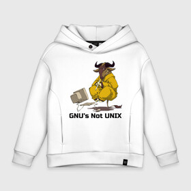 Детское худи Oversize хлопок с принтом GNU’s Not UNIX , френч-терри — 70% хлопок, 30% полиэстер. Мягкий теплый начес внутри —100% хлопок | боковые карманы, эластичные манжеты и нижняя кромка, капюшон на магнитной кнопке | gnu | linux | not unix | programming | гну | линукс | программист | сисадмин | системный администратор