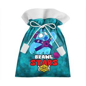 Подарочный 3D мешок с принтом Brawl Stars/Squeak , 100% полиэстер | Размер: 29*39 см | belle | brawl stars | kids | squeak | белль | бравл старс | бравлеры | детские игры | детям | логотипы игр | мифический боец | морской бравлер | персонажи игр | сквик | скуик