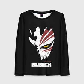 Женский лонгслив 3D с принтом BLEACH MASK , 100% полиэстер | длинные рукава, круглый вырез горловины, полуприлегающий силуэт | anime | bleach | hollow | ichigo | kurosaki | manga | mask | matsumoto | rangiku | samurai | shihoin | yoruichi | аниме | блич | ичиго | йоруичи | куросаки | манга | маска | мацумото | онимэ | рангику | самурай | шихоин