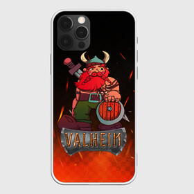Чехол для iPhone 12 Pro Max с принтом Valheim викинг в огне , Силикон |  | fantasy | mmo | valheim | valve | валхейм | вальхейм | викинги | выживалка | игра | королевская битва | ммо | ролевая игра | фэнтази