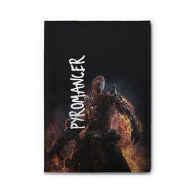 Обложка для автодокументов с принтом Pyromancer , натуральная кожа |  размер 19,9*13 см; внутри 4 больших “конверта” для документов и один маленький отдел — туда идеально встанут права | devastator | outriders | outsiders | people can fly | pyromancer | square enix | technomancer | trickster | аутрайдерс