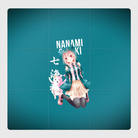Магнитный плакат 3Х3 с принтом Чиаки Нанами (Danganronpa 2) , Полимерный материал с магнитным слоем | 9 деталей размером 9*9 см | Тематика изображения на принте: anime | chiaki nanami | danganronpa | danganronpa 2 | аниме | манга | чиаки нанами