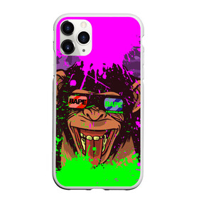 Чехол для iPhone 11 Pro Max матовый с принтом 3D Neon Monkey , Силикон |  | 3d очки | bapy | brand | chimp | cool paint | fashion | hype beast | japan | neon | paint | trend | анаглиф | байп | байпи | брызги красок | бэйп | бэйпи | камуфляж | купающаяся обезьяна | мода | неон | тренд | хайп бист | хайповый бренд | ш