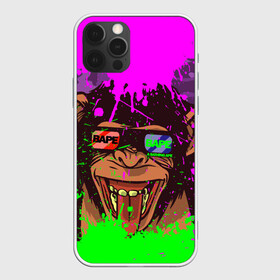 Чехол для iPhone 12 Pro Max с принтом 3D Neon Monkey , Силикон |  | 3d очки | bapy | brand | chimp | cool paint | fashion | hype beast | japan | neon | paint | trend | анаглиф | байп | байпи | брызги красок | бэйп | бэйпи | камуфляж | купающаяся обезьяна | мода | неон | тренд | хайп бист | хайповый бренд | ш