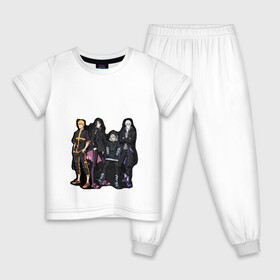 Детская пижама хлопок с принтом Bleach girls and boys , 100% хлопок |  брюки и футболка прямого кроя, без карманов, на брюках мягкая резинка на поясе и по низу штанин
 | anime | art | bleach | boys | girls | manga | аниме | арт | блич | манга | парень