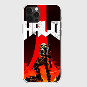 Чехол для iPhone 12 Pro с принтом HALO x DOOM , силикон | область печати: задняя сторона чехла, без боковых панелей | doom | game | games | halo | heilo | master chif | spartan | дум | игра | игры | ковенант | ковенанты | мастер чиф | спартанец | хало | хейло | хэйло