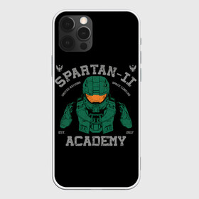 Чехол для iPhone 12 Pro с принтом Spartan - 2 Academy , силикон | область печати: задняя сторона чехла, без боковых панелей | game | games | halo | heilo | master chif | spartan | игра | игры | ковенант | ковенанты | мастер чиф | спартанец | хало | хейло | хэйло