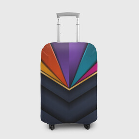 Чехол для чемодана 3D с принтом 3D luxury , 86% полиэфир, 14% спандекс | двустороннее нанесение принта, прорези для ручек и колес | luxury | versace | vip | абстракция | версаче | вип | паттерн | роскошь | текстуры