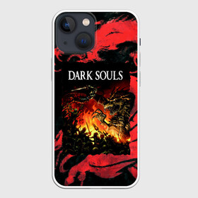 Чехол для iPhone 13 mini с принтом DARKSOULS | DRAGON AGE ,  |  | Тематика изображения на принте: dark souls | darksouls | tegunvte | темные души