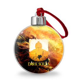 Ёлочный шар с принтом DARKSOULS | SKULL&MAGIC , Пластик | Диаметр: 77 мм | dark souls | darksouls | tegunvte | темные души