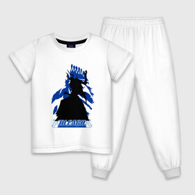 Детская пижама хлопок с принтом Shinigami Bleach , 100% хлопок |  брюки и футболка прямого кроя, без карманов, на брюках мягкая резинка на поясе и по низу штанин
 | bleach | daiko | ichigo | kurosaki | shinigami | блич | ичиго | куросаки