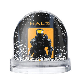 Снежный шар с принтом Halo Chef , Пластик | Изображение внутри шара печатается на глянцевой фотобумаге с двух сторон | game | games | halo | heilo | master chif | spartan | игра | игры | ковенант | ковенанты | мастер чиф | спартанец | хало | хейло | хэйло