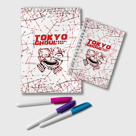 Блокнот с принтом tokyo - ghoul , 100% бумага | 48 листов, плотность листов — 60 г/м2, плотность картонной обложки — 250 г/м2. Листы скреплены удобной пружинной спиралью. Цвет линий — светло-серый
 | Тематика изображения на принте: 4k | japan | teriyaki boyz | tokyo | tokyo drift | virtual tour | virtual walking tour | walking japan | walking tour | аниме | токио