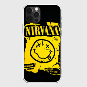 Чехол для iPhone 12 Pro Max с принтом Nirvana 1987 , Силикон |  | album | curt | kobain | logo | music | nevermind | nirvana | rock | smells like | smile | teen spirit | альбом | гитара | курт кобейн | логотип | музыка | невермайнд | нирвана | рок | смайл | стикер