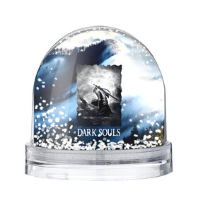 Снежный шар с принтом DARKSOULS WINTER , Пластик | Изображение внутри шара печатается на глянцевой фотобумаге с двух сторон | dark souls | darksouls | tegunvte | темные души