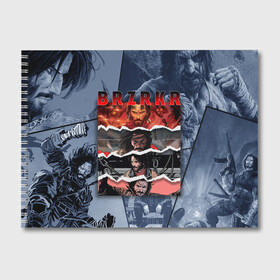 Альбом для рисования с принтом BRZRKR - Бессмертный Воин , 100% бумага
 | матовая бумага, плотность 200 мг. | берсерк | воин | воитель | киану ривз | сын бога