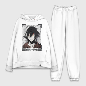 Женский костюм хлопок Oversize с принтом Satsuriku no Tenshi ,  |  | angels of death | anime | satsuriku no tenshi | ангел кровопролития | аниме