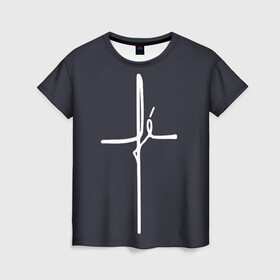 Женская футболка 3D с принтом Cross , 100% полиэфир ( синтетическое хлопкоподобное полотно) | прямой крой, круглый вырез горловины, длина до линии бедер | jesus | армянский крест | вера | вероисповедание | иисус | крест | пасха | религия | христианство