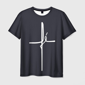 Мужская футболка 3D с принтом Cross , 100% полиэфир | прямой крой, круглый вырез горловины, длина до линии бедер | Тематика изображения на принте: jesus | армянский крест | вера | вероисповедание | иисус | крест | пасха | религия | христианство