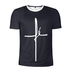Мужская футболка 3D спортивная с принтом Cross , 100% полиэстер с улучшенными характеристиками | приталенный силуэт, круглая горловина, широкие плечи, сужается к линии бедра | jesus | армянский крест | вера | вероисповедание | иисус | крест | пасха | религия | христианство