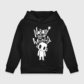 Детское худи Oversize хлопок с принтом Nobody Saves the World, Nobody , френч-терри — 70% хлопок, 30% полиэстер. Мягкий теплый начес внутри —100% хлопок | боковые карманы, эластичные манжеты и нижняя кромка, капюшон на магнитной кнопке | nobody | nobody saves the world | nstw | игры | никто | никто спасает мир | фэнтези