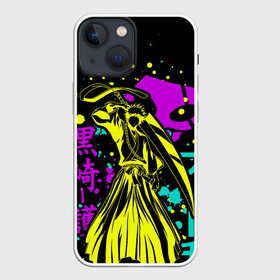 Чехол для iPhone 13 mini с принтом Neon Ichigo, Bleach ,  |  | bleach | hollow | ichigo | аниме | блич | ичиго куросаки | манга | маска | неон | пустой