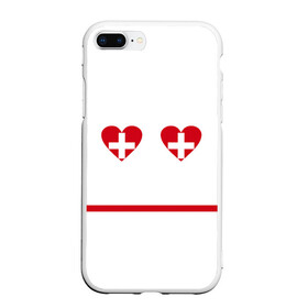 Чехол для iPhone 7Plus/8 Plus матовый с принтом Медсестра , Силикон | Область печати: задняя сторона чехла, без боковых панелей | Тематика изображения на принте: врач | красный крест | лучшая | медсестра | прикол | самая