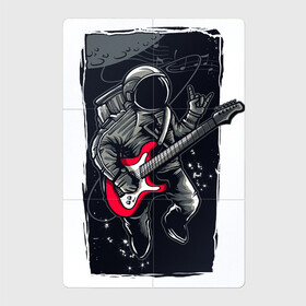 Магнитный плакат 2Х3 с принтом Астронавт музыкант , Полимерный материал с магнитным слоем | 6 деталей размером 9*9 см | астронавт | астронавт музыкант | космонавт | космос