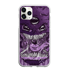 Чехол для iPhone 11 Pro Max матовый с принтом Инопланетное чудовище , Силикон |  | alien | cosplay | horror | merch | monster | movie | outer space | spooky | ufo | другое измерение | зубы | инопланетянин | кино | космос | косплей | много глаз | монстр | нло | параллельные миры | пасть | пришелец | слюни | ужасы