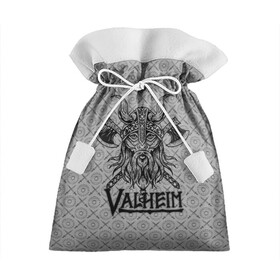 Подарочный 3D мешок с принтом Valheim Viking dark , 100% полиэстер | Размер: 29*39 см | Тематика изображения на принте: fantasy | mmo | valheim | valve | валхейм | вальхейм | викинги | выживалка | игра | королевская битва | ммо | ролевая игра | фэнтази