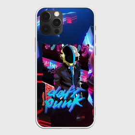 Чехол для iPhone 12 Pro Max с принтом daft punk neon rock , Силикон |  | by craig drake | daft punk | madeinkipish | thomas bangalter | дафт панк | маски | тома и ги мануэль
